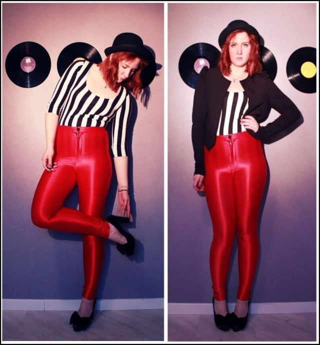 american-apparel-disco-pants-red